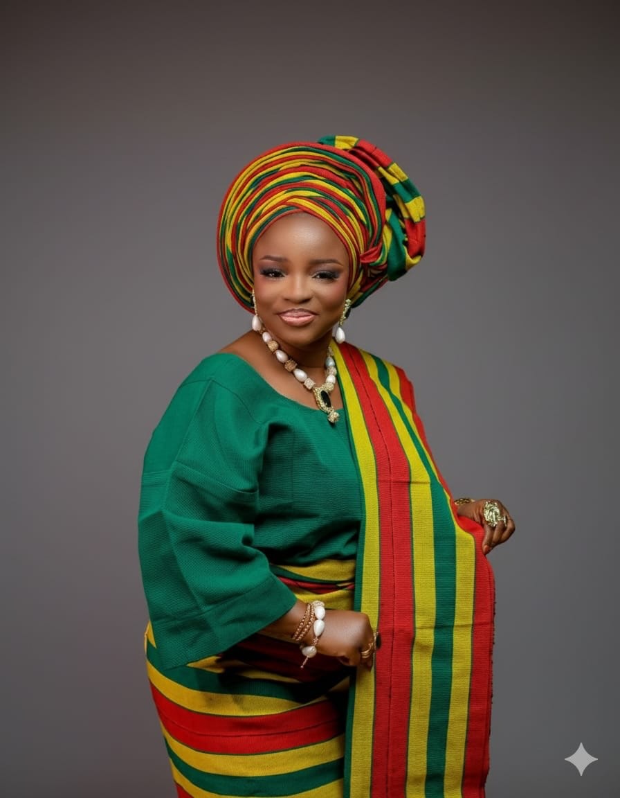 Mc/Alaga in traditional attire